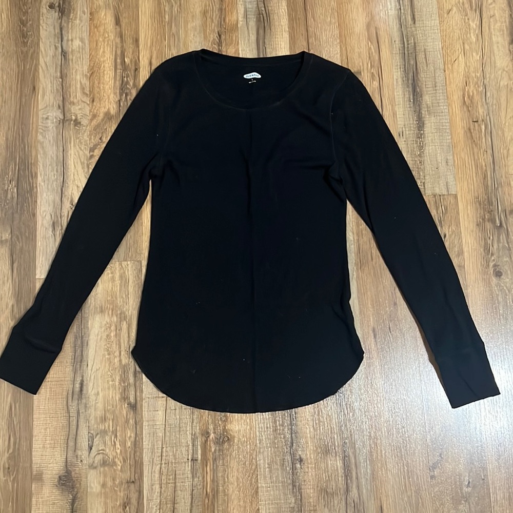 Old Navy Black Long Sleeve Thermal